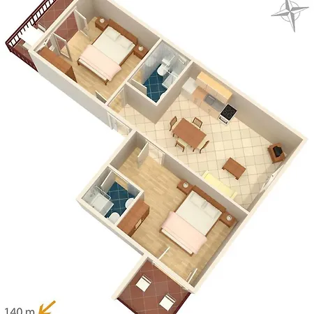 Apartment Apartments By The Sea Tisno, Murter - 5130